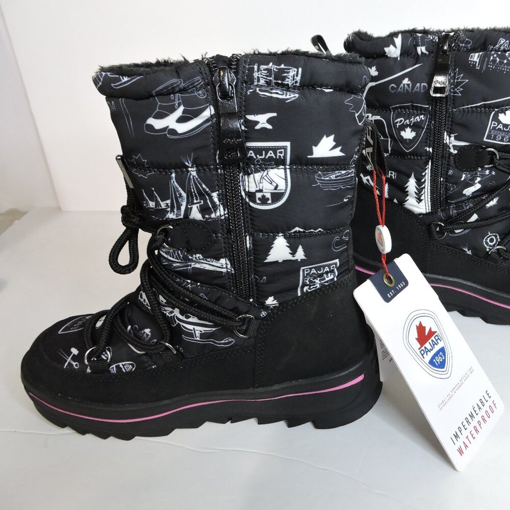 Pajar Girls and boys Tirana Canada Snow Boots - Waterproof, Insulated. brand new